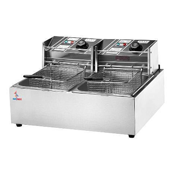 Фритюрница Airhot EEF8+8 электрическая профессиональная 8+8 л