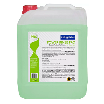 Ополаскивающее средство для посудомоечных машин 5 л Oztiryakiler POWER RINSE PRO 5 Ополаскивающее средство для посудомоечных машин 5 л Oztiryakiler POWER RINSE PRO 5