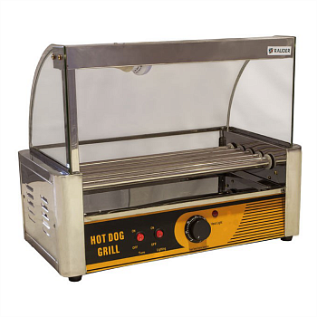 Гриль роликовый Rauder JRG-05G со стеклом 5 роликов