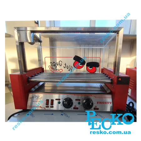 Гриль роликовый Frosty WY-005 со стеклом 5 роликов