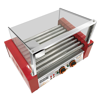 Гриль роликовый Airhot RG-9S со стеклом 9 роликов