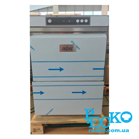 Посудомоечная машина Asber GE-500 RD B DD со сл. насосом фронтальная профессиональная