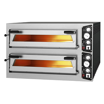 Печь для пиццы GGM Gastro PDP44 электрическая две камеры