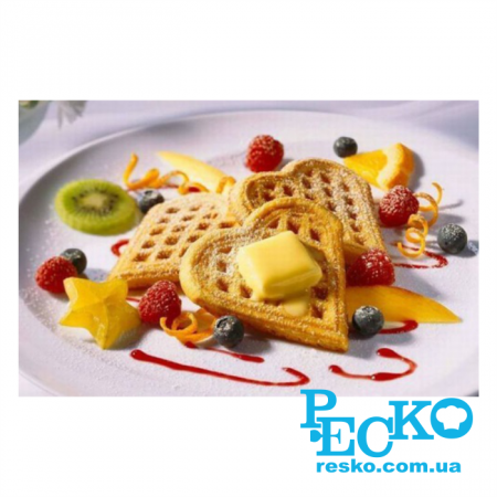 Вафельница Silver 2137 профессиональная для сердец