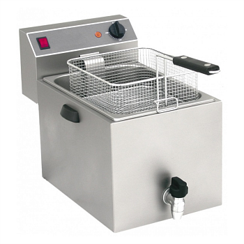 Фритюрница GAM F9V с краном электрическая профессиональная 8 л