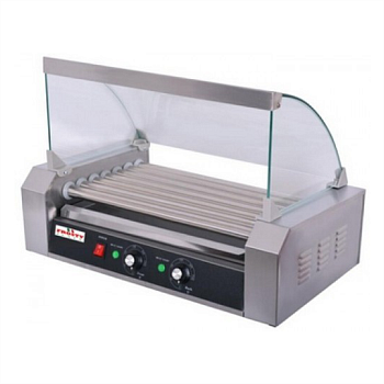 Гриль роликовый Frosty R2-7 со стеклом 7 роликов