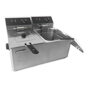 Фритюрница Airhot EF4+4 электрическая профессиональная 4+4 л