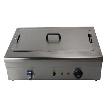 Чебуречница EWT INOX EF18V с краном электрическая профессиональная 18 л