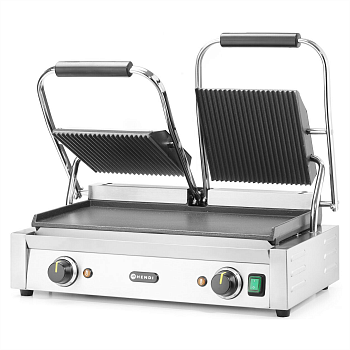 Гриль контактный Hendi 263808 прижимной профессиональный комбинированный