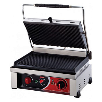 Гриль контактный Silver SS-16 прижимной профессиональный ребристый