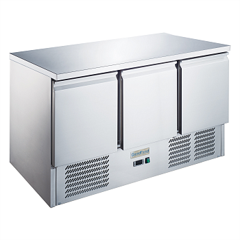 Стол холодильный GoodFood GF-S903TOP-HC трехдверный