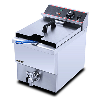 Фритюрница Airhot EF12 с краном электрическая профессиональная 12 л