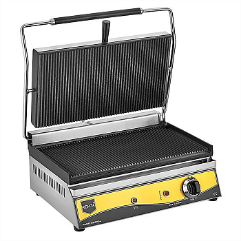 Гриль контактный Remta R73 прижимной профессиональный ребристый