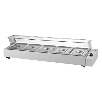 Мармит тепловой GoodFood BM5G GN 1/2 со сливным краном электрический профессиональный