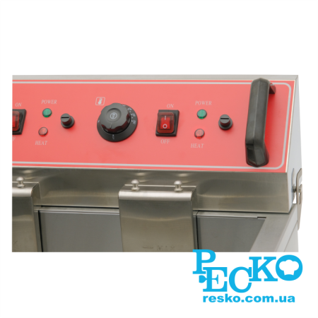 Чебуречниця GoodFood EF30V з краном електрична професійна 30 л