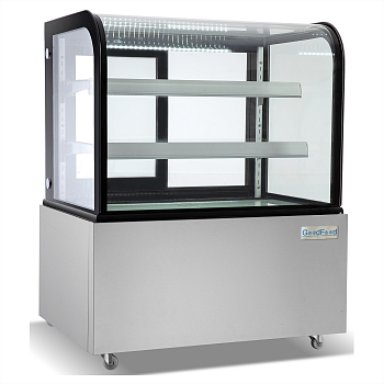 Витрина холодильная GoodFood FW270R нержавеющая сталь кондитерская напольная горизонтальная