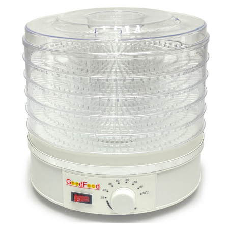 Дегидратор GoodFood DVF5 сушилка для пищевых продуктов овощей, фруктов, мяса