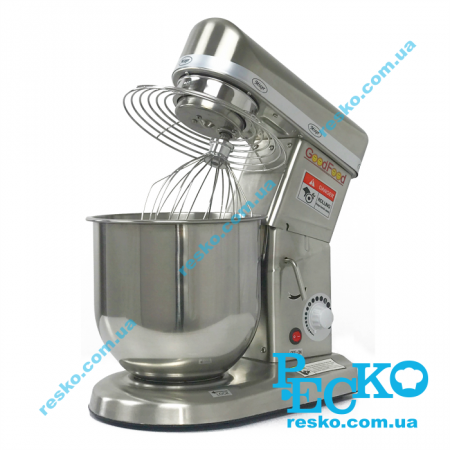 Миксер кондитерский планетарный GoodFood PM-B7S профессиональный 7 л промышленный настольный от компании РЕСКО
